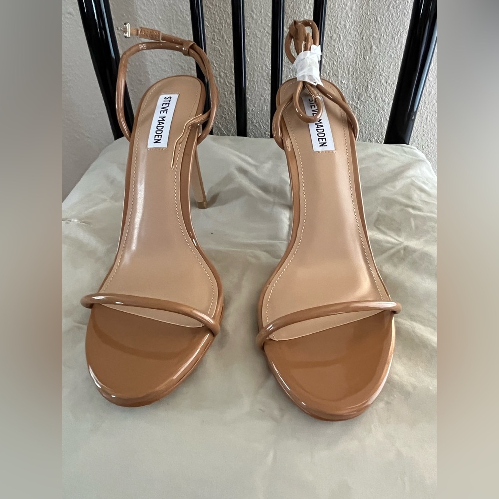 Steve Madden Nude Strappy Heels